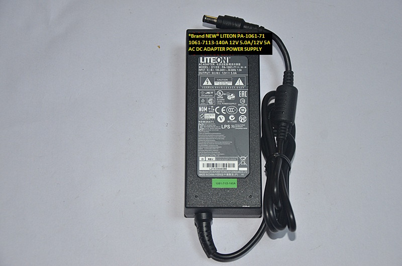 *Brand NEW* LITEON PA-1061-71 1061-7113-140A 12V 5.0A/12V 5A AC DC ADAPTER POWER SUPPLY